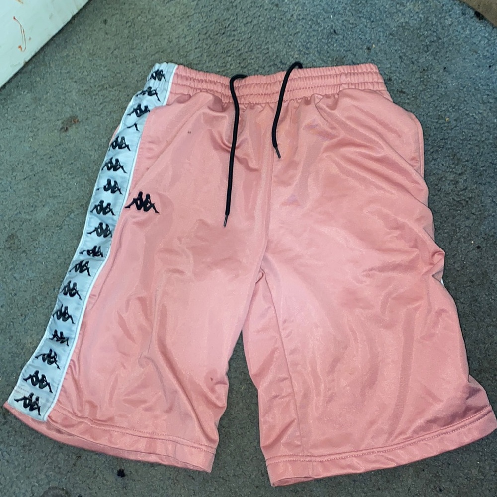 PINK KAPPA SHORTS